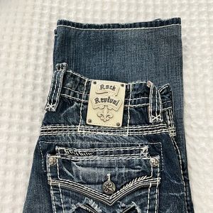 Mens Rock Revival Jeans